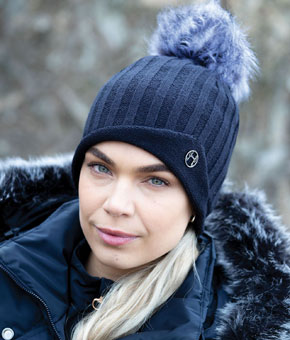 Equetech Prestwick Waterproof Pom Knit Winter Hat Equetech Prestwick Waterproof Pom Knit Winter Hat