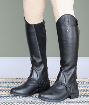 Shires Moretta Childs Synthetic Gaiters Black Shires Moretta Childs Synthetic Gaiters Black