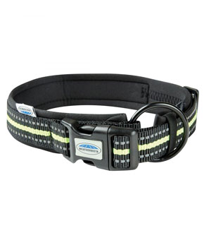 Weatherbeeta Reflective Dog Collar Black/Yellow