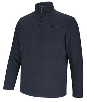 Hoggs Of Fife Islander 1/4 Zip Micro-Fleece - Navy