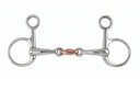 Shires Hanging Cheek Copper Lozenge Snaffle