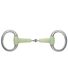 Shires Equikind Jointed Eggbutt Flat Ring Shires Equikind Jointed Eggbutt Flat Ring