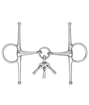 Shires Full Cheek Snaffle with Keys Shires Full Cheek Snaffle with Keys
