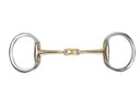 Shires Brass Alloy Flat Ring Lozenge Eggbutt