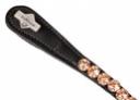 LeMieux Diamante Brown Leather Browband Rose