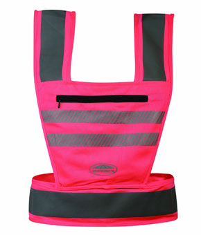 Weatherbeeta Adults Reflective Rider Harness - Pink