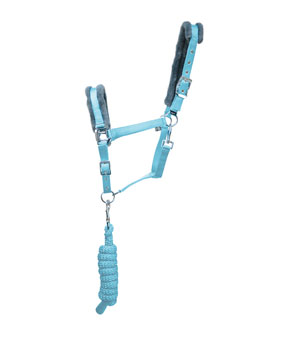 Hy Sport Active Head Collar & Lead Rope Set Sky Blue Hy Sport Active Head Collar & Lead Rope Set Sky Blue