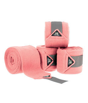 Hy Equestrian Luxury Bandages Coral Rose Hy Equestrian Luxury Bandages Coral Rose