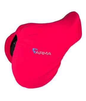 Shires ARMA Fleece Saddle Cover Pink Shires ARMA Fleece Saddle Cover Pink