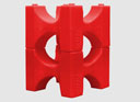Classic Show Jumps Stackaletti Pack of 6 Red