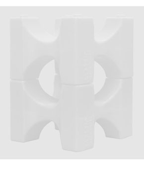 Classic Show Jumps Stackaletti Pack of 6 White Classic Show Jumps Stackaletti Pack of 6 White