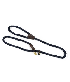 Digby & Fox Rope Slip Dog Lead - Navy Digby & Fox Rope Slip Dog Lead - Navy