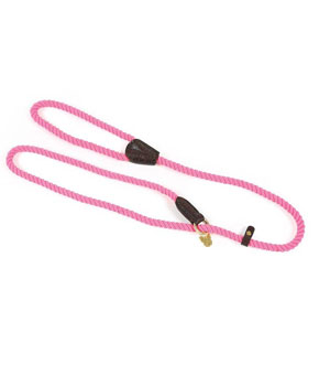 Digby & Fox Rope Slip Dog Lead - Pink Digby & Fox Rope Slip Dog Lead - Pink