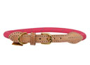Digby & Fox Reflective Dog Collar Pink