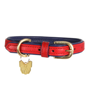 Digby & Fox Padded Leather Dog Collar Scarlett Digby & Fox Padded Leather Dog Collar Scarlett