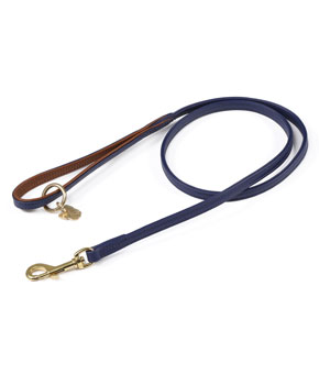 Digby & Fox Padded Leather Dog Lead Navy Digby & Fox Padded Leather Dog Lead Navy