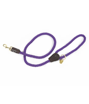 Digby & Fox Rope Dog Lead Purple Digby & Fox Rope Dog Lead Purple