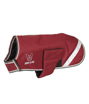 Digby & Fox Waterproof Dog Coat Burgundy