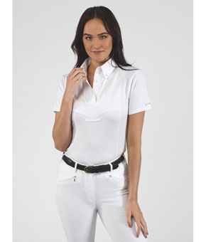 Aubrion Short Sleeve Tie Shirt - White Aubrion Short Sleeve Tie Shirt - White