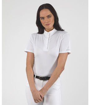 Aubrion Short Sleeve Stock Shirt - White Aubrion Short Sleeve Stock Shirt - White