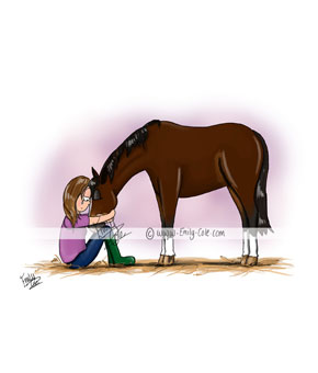 Emily Cole Greeting Card - I'm Here Emily Cole Greeting Card - I'm Here