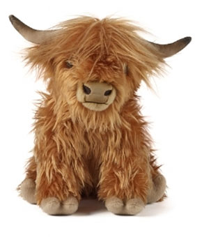 Living Nature Highland Cow with Sound Large Living Nature Highland Cow with Sound Large