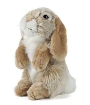 Living Nature Brown Sitting Lop Eared Rabbit Plush Toy Living Nature Brown Sitting Lop Eared Rabbit Plush Toy