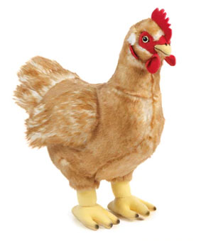 Living Nature Hen Large 35cm Plush Toy Living Nature Hen Large 35cm Plush Toy