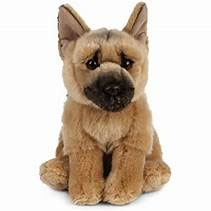 Living Nature Sitting German Shepherd 20cm Plush Toy Living Nature Sitting German Shepherd 20cm Plush Toy