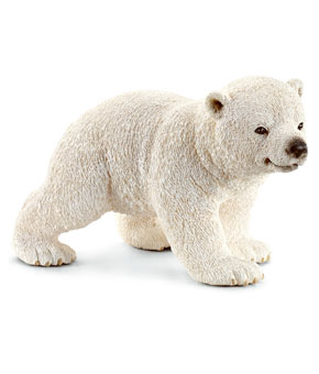 Schleich Polar Bear Cub, Walking Schleich Polar Bear Cub, Walking