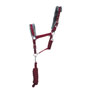 Hy Sport Active Head Collar & Lead Rope Set Vivid Merlot