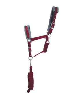 Hy Sport Active Head Collar & Lead Rope Set Vivid Merlot Hy Sport Active Head Collar & Lead Rope Set Vivid Merlot
