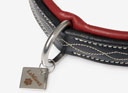 LeMieux Windsor Dog Collar Black/Burgundy