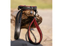 LeMieux Windsor Dog Collar Black/Burgundy