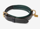 LeMieux Windsor Dog Collar Brown/Hunter Green