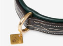 LeMieux Windsor Dog Collar Brown/Hunter Green
