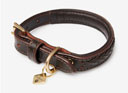 LeMieux Oxford Dog Collar Mahogany