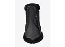 LeMieux Fleece Edged Mesh Brushing Boots Black