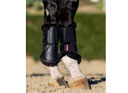 LeMieux Fleece Edged Mesh Brushing Boots Black