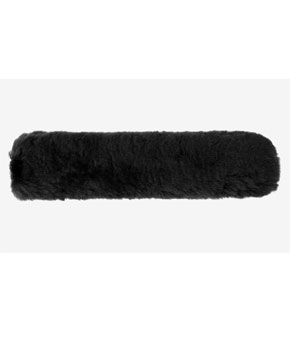 LeMieux Lambskin Noseband Cover Black LeMieux Lambskin Noseband Cover Black