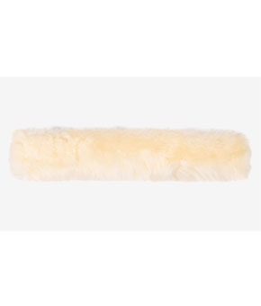 LeMieux Lambskin Noseband Cover Natural LeMieux Lambskin Noseband Cover Natural