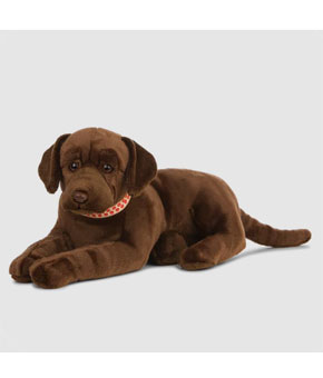 Living Nature Giant Chocolate Labrador Soft Toy Living Nature Giant Chocolate Labrador Soft Toy
