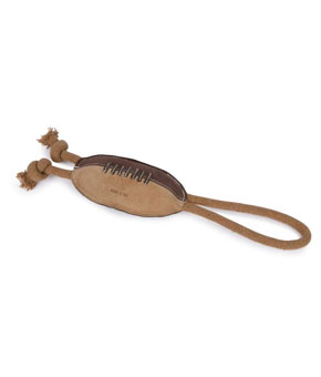 Digby & Fox Leather Rugby Ball Dog Toy Digby & Fox Leather Rugby Ball Dog Toy