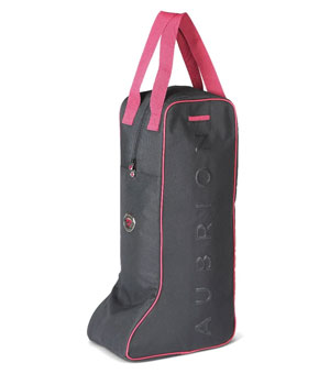 Aubrion Long Boot Bag Charcoal