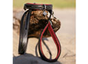 LeMieux Windsor Dog Lead Burgundy/Black