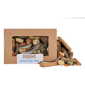 Pooch's Seafood Mix Dog Treat Box Pooch's Seafood Mix Dog Treat Box