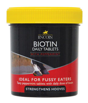Lincoln Biotin Daily Tablets for Horses