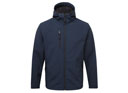 Castle Clothing Fort Holkam Hooded Softshell Jacket - Navy Blue