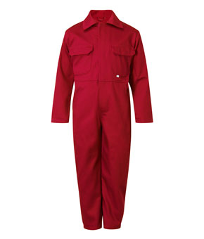 Castle Clothing Fort Tearaway Junior Coverall - Red Castle Clothing Fort Tearaway Junior Coverall - Red