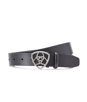 Ariat Sheild Belt - Black Ariat Sheild Belt - Black